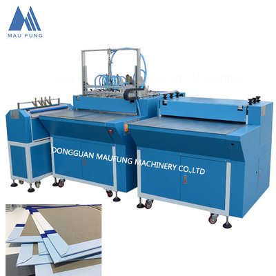 Maufung Two Stations Semi Auto Hard Case Making Machine for Hard Cover Books Binding MF-SCM500A2 (Мафунг двух станций полуавтоматическая машина для изготовления книжных корпусов для книжных корпусов)