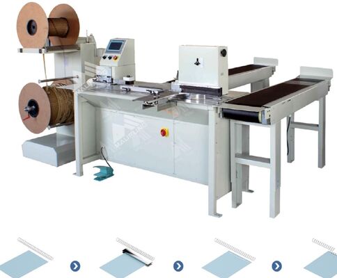 CE Twin Coil 25pcs/Min 360mm Спиральная книжная связка MF-SDM360